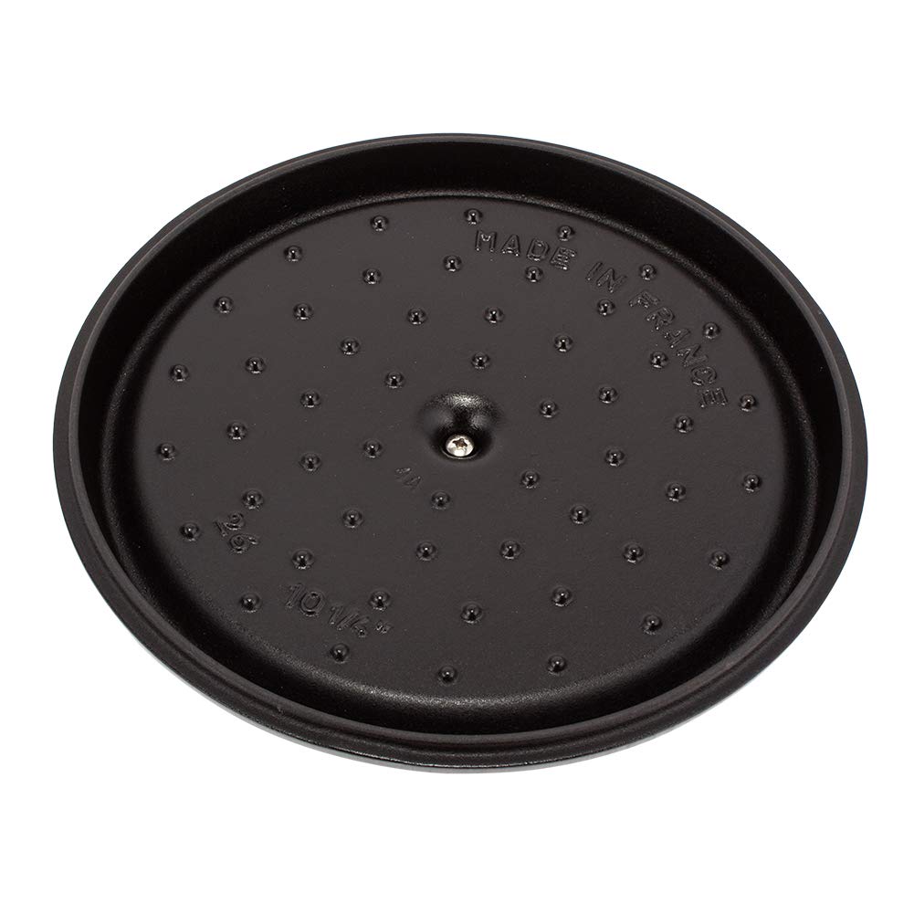 Staub Pico Cocotte Round 26cm Graphite Gray 1102618 Two Handed Pot Enamel Pot Rund Brater Graphite Gray Pico Cocotte Pot Stylish Cookware Kitchen