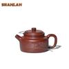 140 мл Ретро Исинские фиолетовые глиняные чайники Ручная работа горшок Дэчжун Сырая глина Красная шкурка Глиняный чайник Дракон Набор для чая Zisha Чайные принадлежности Ремесло