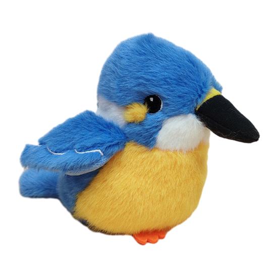 Милый плюшевый кулон в виде птицы, мягкая плюшевая игрушка, попугай, кряква, утка, брелок, плюшевый аксессуар для рюкзака, подарок для детей, любителей птиц