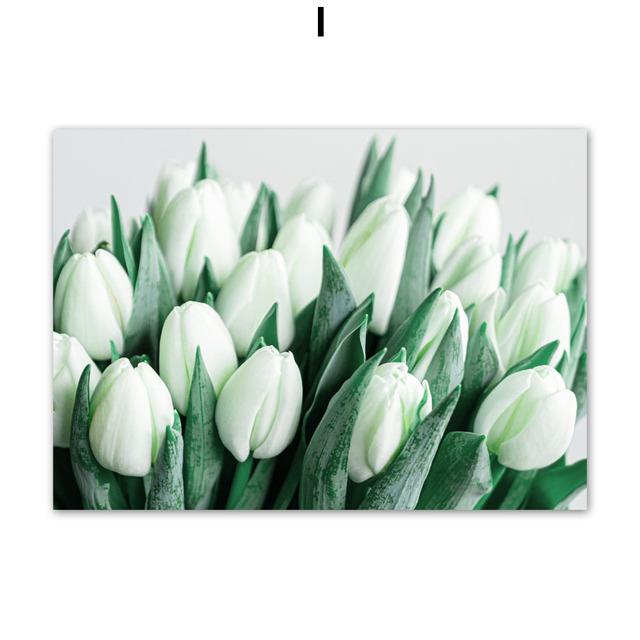 Банановый лист, Монстера, тюльпан, абстрактные девушки, линии, настенное искусство, холст, постеры, живопись и принты, настенные панно для декора гостиной