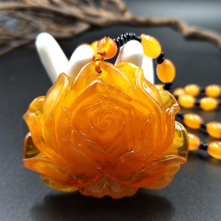 Этнический стиль бисерная подвеска из янтаря цепочка для свитера