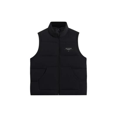 Li Ning Коллекция Уэйда Пуховые жилеты Мужские Черный Стойка умеренная Другое AMRS035-1