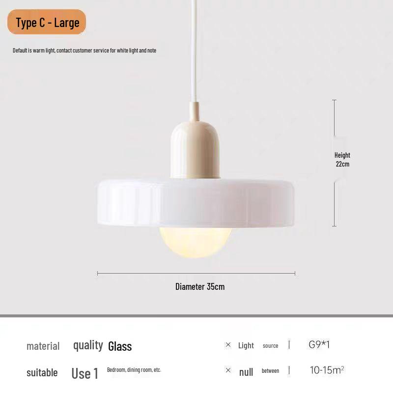 Винтажный подвесной светильник из зеленого стекла в стиле Мемфис - Современная прикроватная люстра в стиле Баухаус