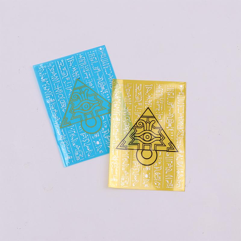 yugioh millenium puzzle card sleeves WAIFUWORLD SHOP YGO Card Sleeves | Trading Card Sleeves Compatible with  Japanese Yu-Gi-Oh! TCG Cards | Card Sleeves with Holo Effect | 60 Pieces  per Pack main image 0