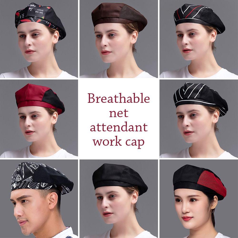 Kitchen Cooking Hygienic Breathable Baking Restaurants Accessories Cook Hat Work Hat Chef Cap