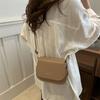 Korean Version of Small Square Bag Texture Casual Messenger Bag Cute Simple Bag Women's 2025 New Trendy and Beautiful Shoulder Bag
