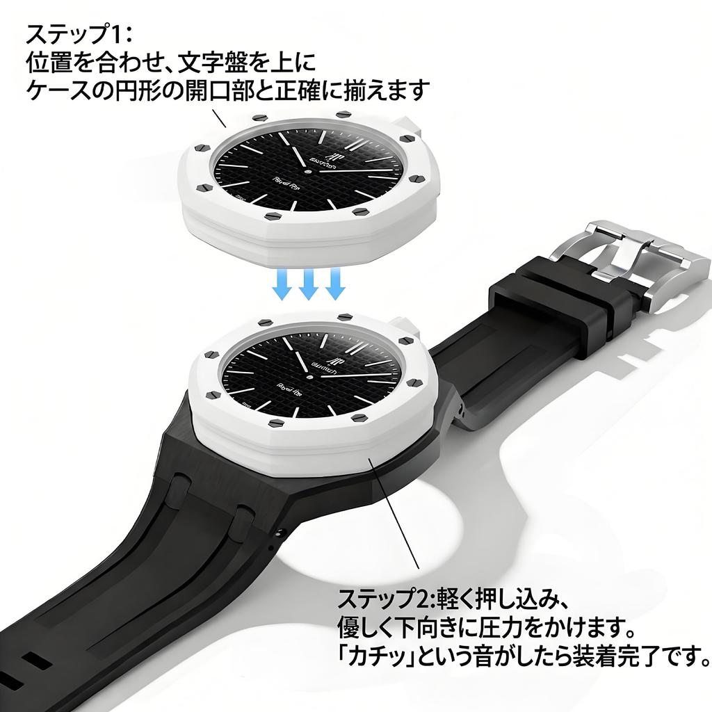 Совместимый ремешок и безель для часов Swatch Royal Pop, мягкая смола, влагостойкий сменный ремешок для часов, позиция [Tyqzor], Комплект, Ремешок, Гибкий, Прочный,