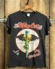 Motley Crue Тур 90 Черная Хлопковая Футболка с Коротким Рукавом S-5XL Репринт VM9069 Унисекс