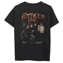 Hot Sale Fleetwood Mac Classic Poster Print T-Shirt Men Women Loose Casual Oversized Harajuku Fashion Top Cotton Summer New Tee 3
