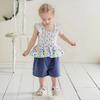 Girls Clothing Set 2-7 Years Summer Outfit Floral Tank Top and Shorts Kids 2 Piece Outfit for Little Girl Daily Wear