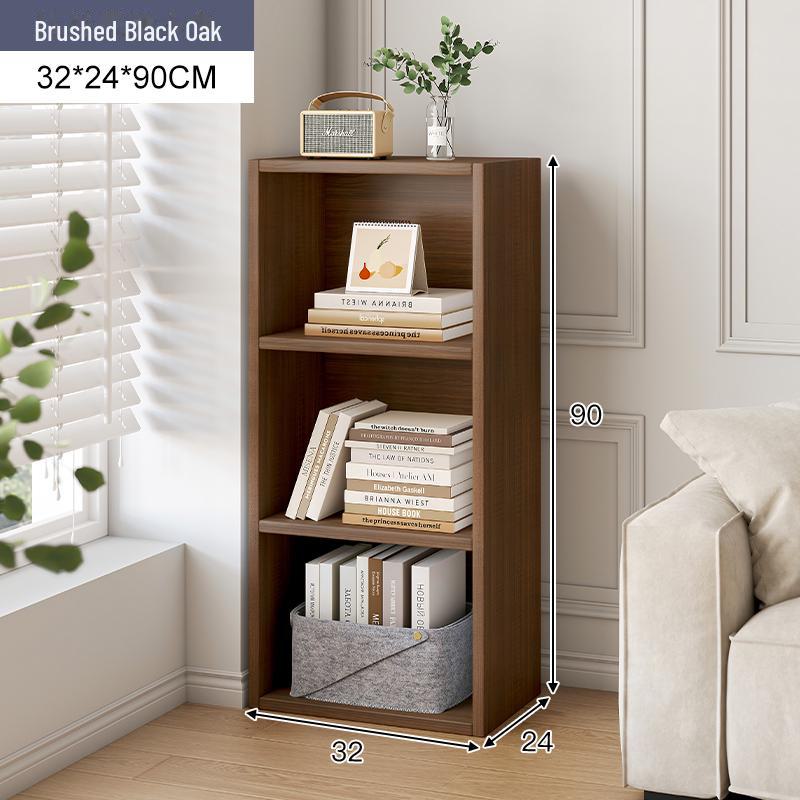 Компактная угловая книжная полка: Небольшой узкий стеллаж для хранения вещей дома или в офисе
