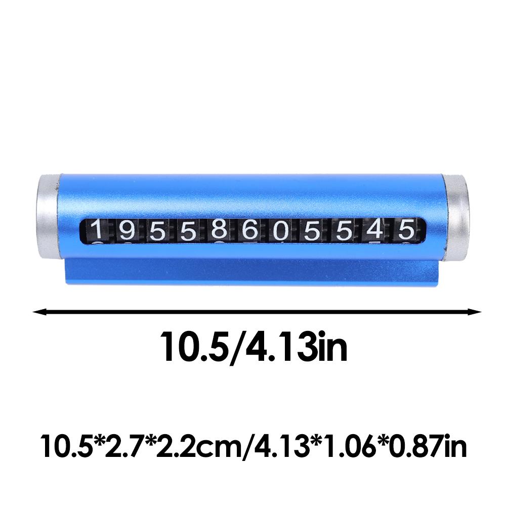 Автомобильный парковочный телефонный номерной знак парковочная карта подвеска авто алюминиевый сплав ролик регулировка временный инструмент помощи при парковке