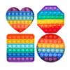 Luarmo Push Pop Bubble Pop-It Heart + Octagon + Round + Square Set, настольная игра, представительница Кореи