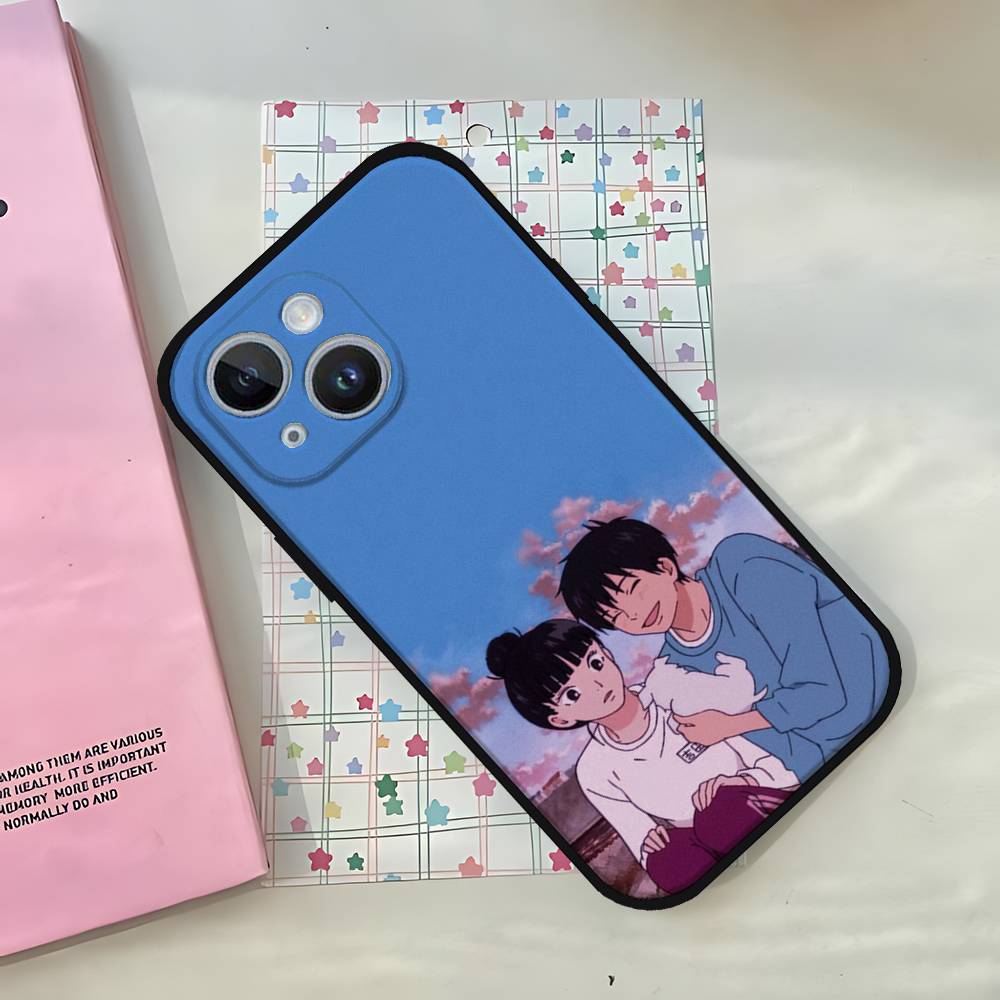 Чехол для телефона K-Kimi Ni T-Todoke Sawako для iPhone 1716 15 14 13 Pro Max 11 12 Mini X Xs XR Черный силиконовый чехол