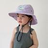 Quick-drying Kids Bucket Hat Candy Color Panama Hat Fahion Beach Cap  Boys Girls