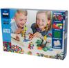 Конструктор пластиковый Plus Plus Mini Mix 600 деталей Basic Neon с 2 плитками