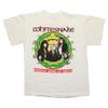 Винтажная футболка Whitesnake Подарок для фанатов Хлопок S-4XL Белая Унисекс Рубашка MM990