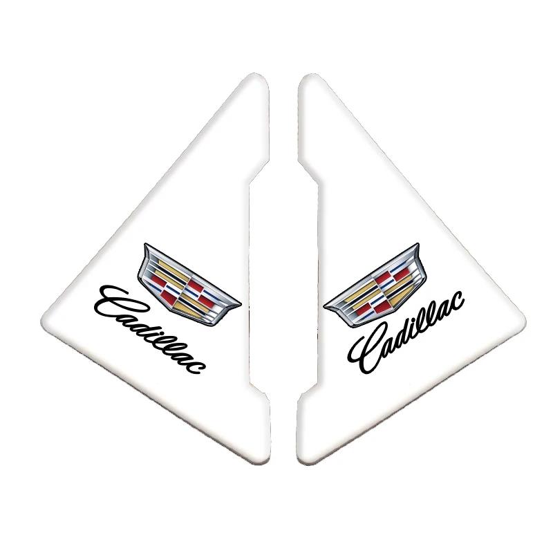 BFEOP1 2pcs Car Door Corner Anti-Collision Cover Sticker for Cadillac ATS BLS CT4 CT5 CT6 CTS ESCALADE EXT SLR SLS STS XLR XT4 XT5 XT6
