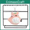 Mini Totoro Plush Toy Soft And Cute Cat Stuffed Animal Keychain Bag Charm**