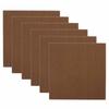 Фетровые накладки Ginoya, упаковка 6 штук, 15 см x 15 см, защитные накладки для мебели, защита от царапин и звукоизоляция (Кофе)