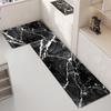 Marble Pattern Kitchen Mats Fashion Ins Style Rug For Bedroom Soft Anti-slip Mat For Bathroom Runner Floor Mat
