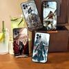Горячая игра A-Assassins C-Creed Для IPhone 17 16 15 14 13 12 11 Pro Max Plus Ударопрочный Черный Мягкий Чехол для Телефона