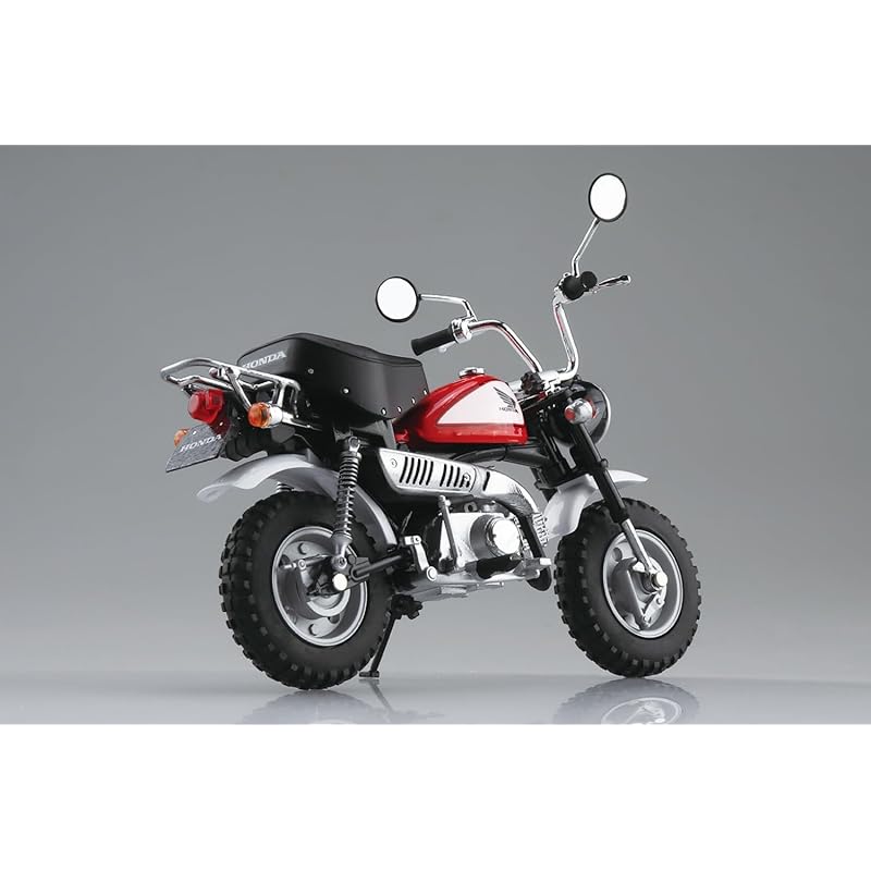 Аошима Бунка Кёзай (АОСИМА) Skynet 1/12 Масштаб Полный Мотоцикл Honda Monkey Боевой Красный