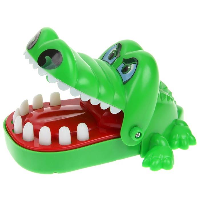 Crocodile Caiman at the Dentist's Sick Tooth Arcade Game for Family Children