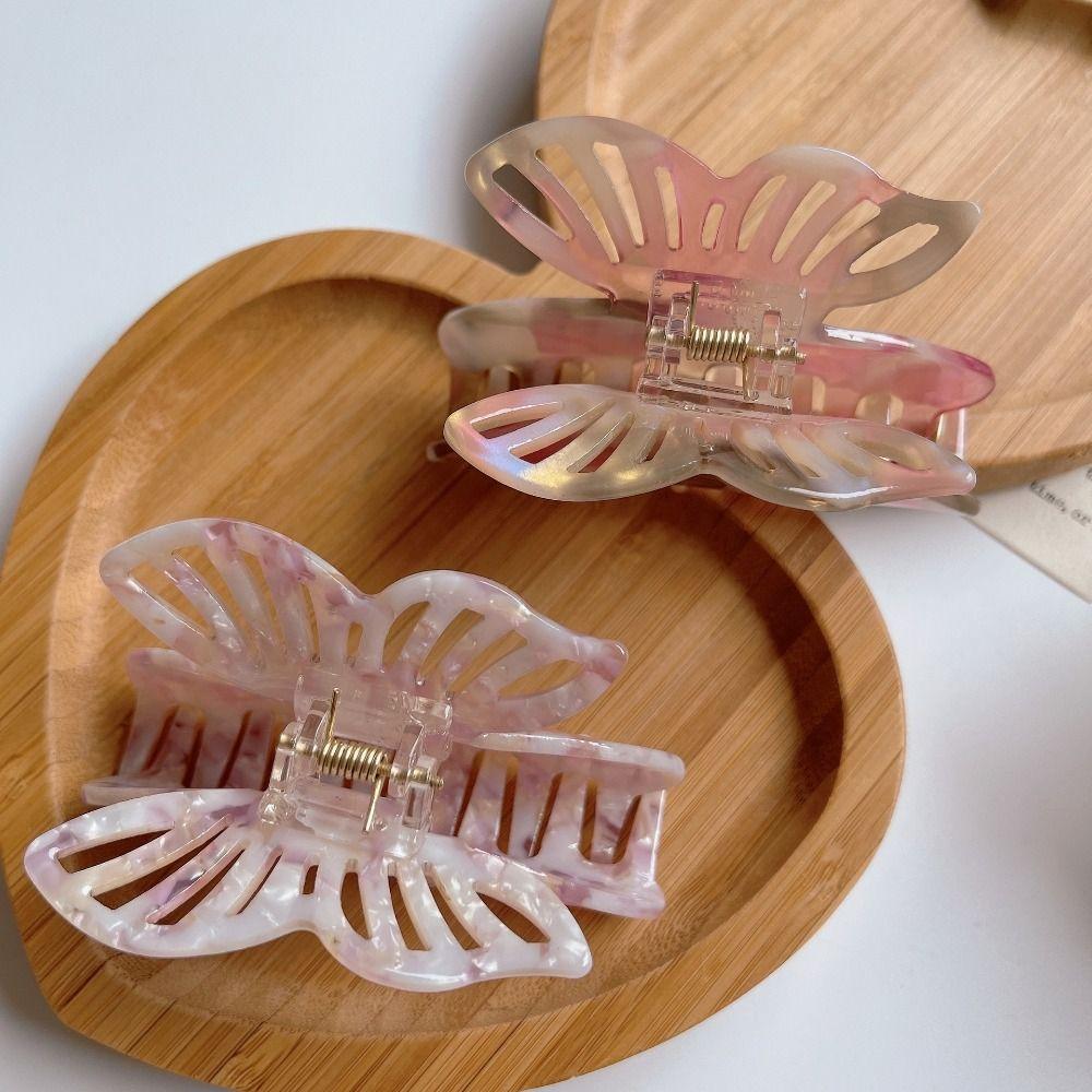 Заколка для волос Уксусная кислота Акула Заколка Цветная Задняя Голова Захват Для Волос Бабочка Коготь Для Волос Девочки