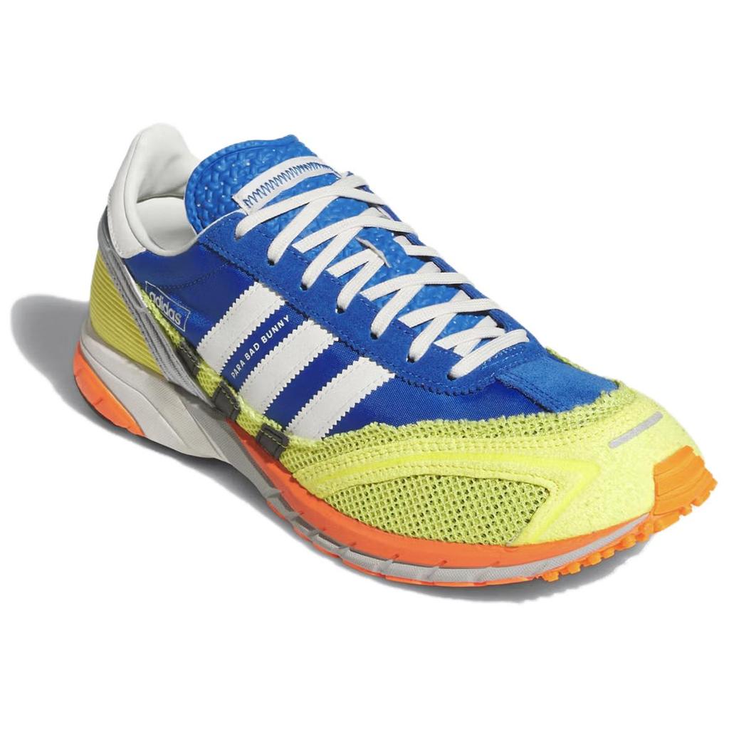 Bad Bunny x adidas Adizero SL72 Активные Унисекс Кроссовки Синий Основной Белый Шокирующий Желтый JQ8757