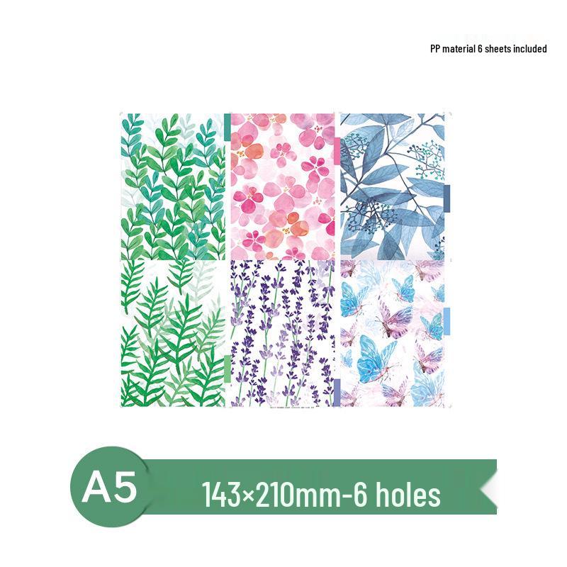Loose-Leaf Notebook Dividers for A6/A5/B5 Planners (6-Hole/9-Hole)