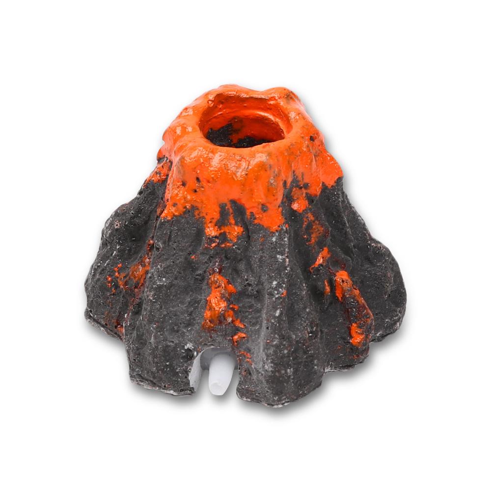 Practical Aquarium Resin Air Bubble Stone Ornament Decorations Volcano Shape Oxygen Pump