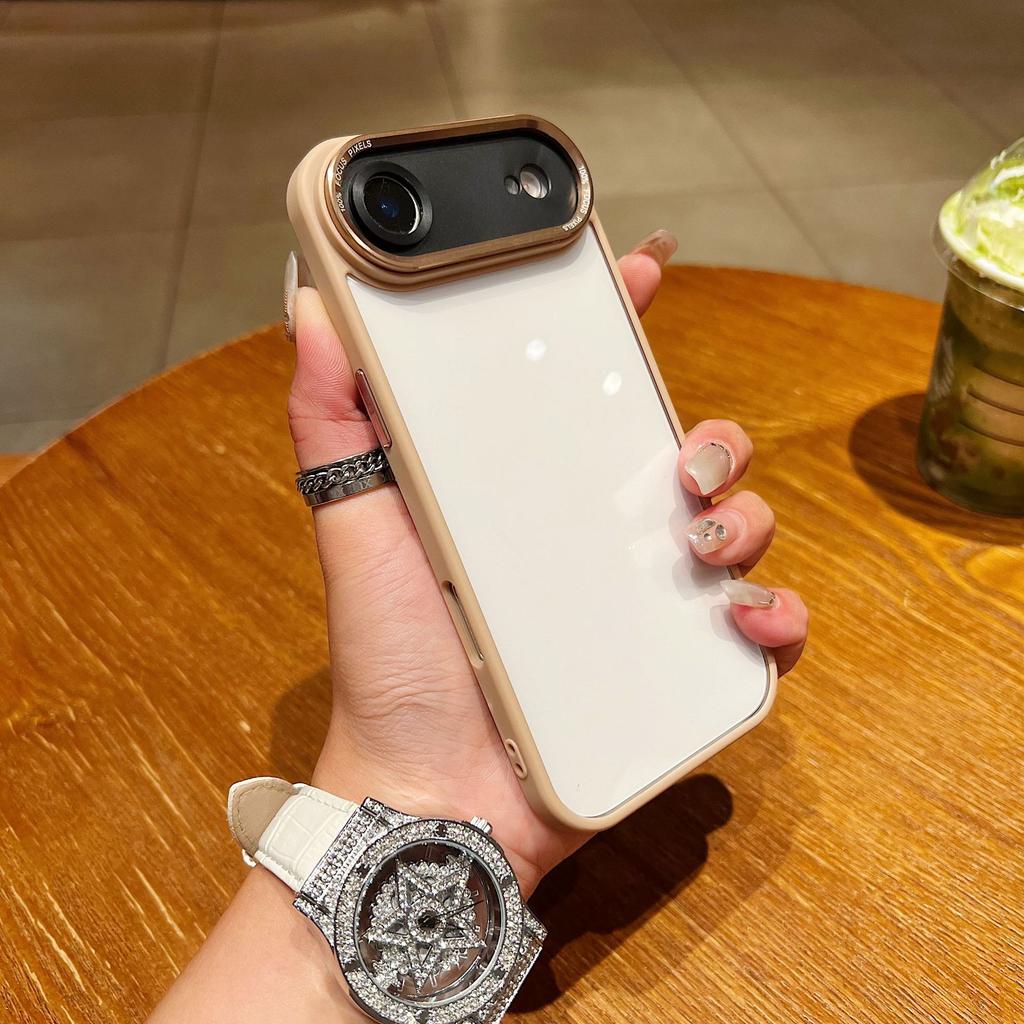 Магнитные чехлы для телефонов, подходящие для IPhone17promax, и чехлы для защиты металлических линз для IPhone 16