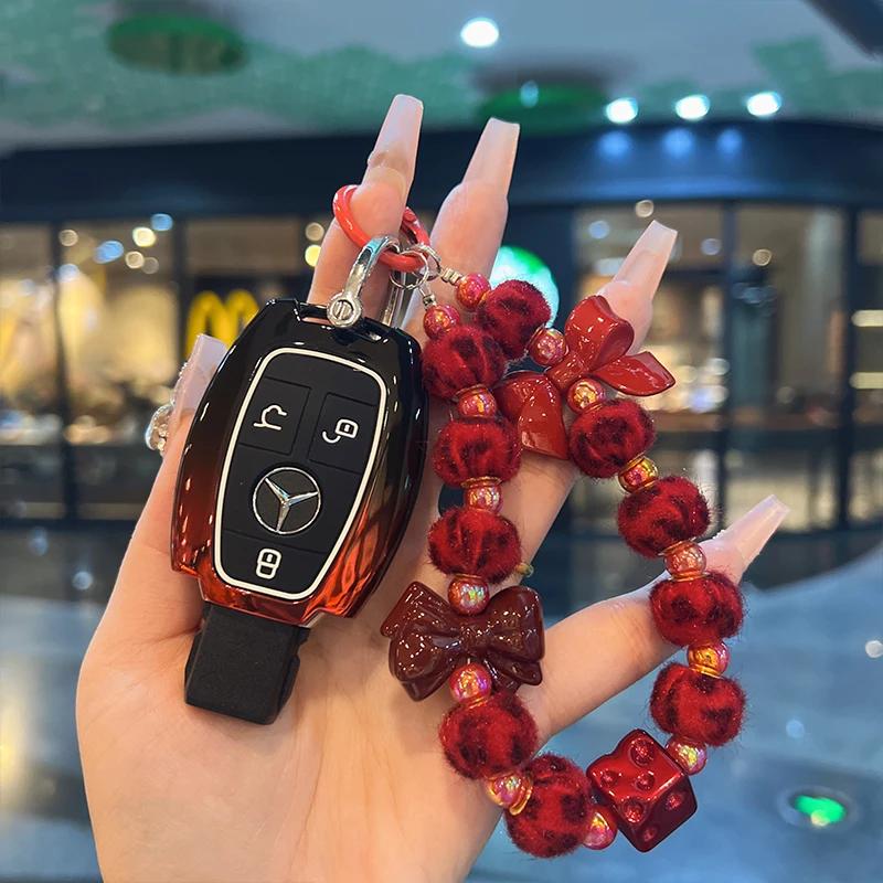 Car Remote Key Case Cover Shell Fob For Mercedes Benz A B C E R Class GLS GLA GLK GLC CLS CLA AMG W204 W205 W212 W463 W176 CE6