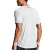 Under Armour Футболка мужская с принтом логотипа, однотонная, свободного кроя, белая 1357234-100