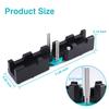 Bevel Gauge and Mitre Box 2-in-1 Mitre Measuring Cutting Tool Measure Bevels and Miter Sawing Angle Cutting Tool For Baseboards