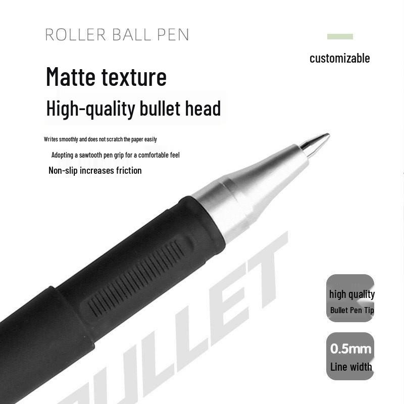 INS Exam-Specific Black 0.5mm Bullet Tip Water-Based Pigment Pen