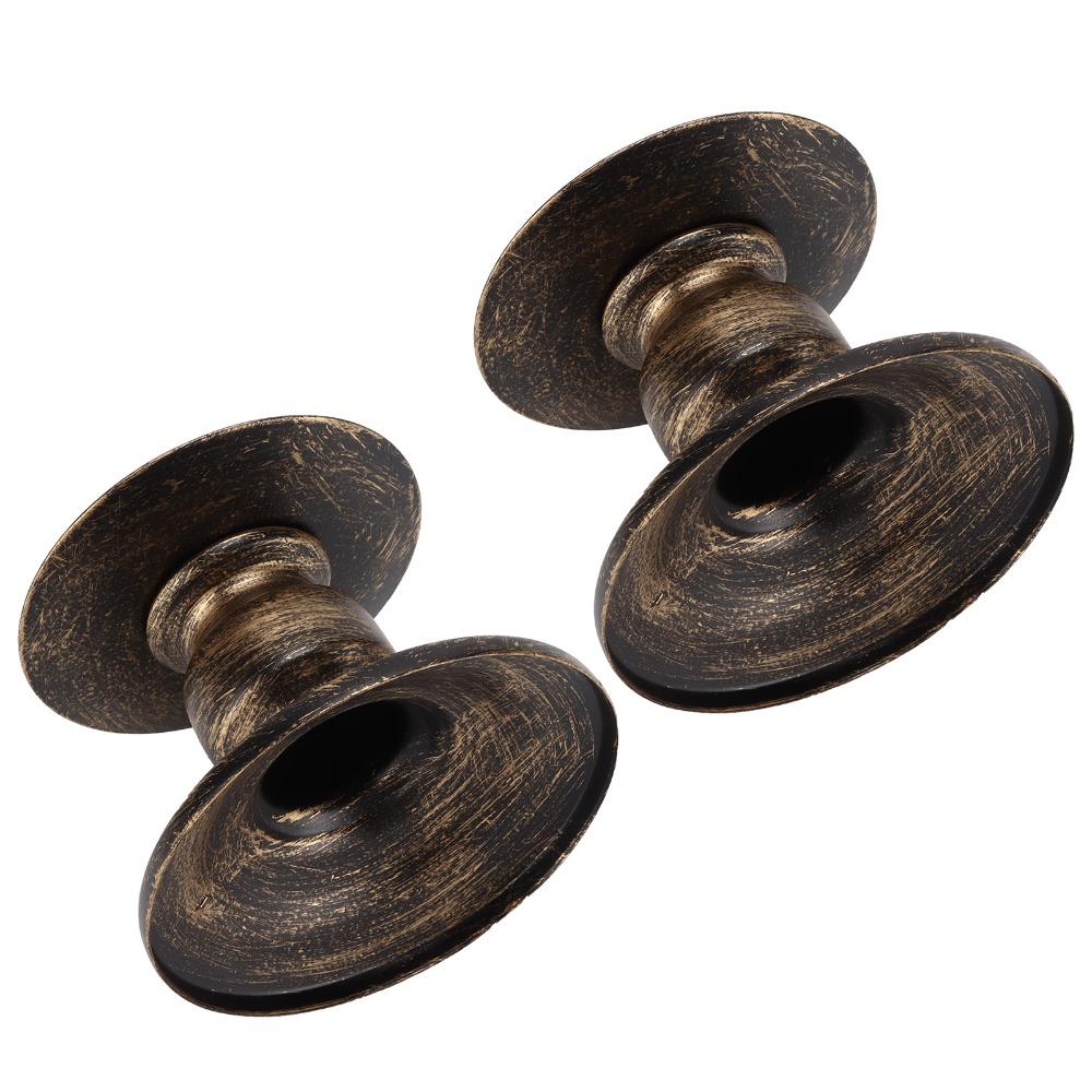 Iron Iron Candlestick Stand Reversible Candlestick Holders Pillar Candle Holders For Party