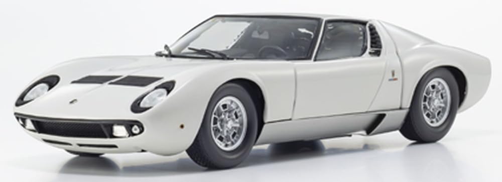 Kyosho Оригинальный масштаб 1/18 Lamborghini Miura P400 (белый) Готовый продукт KS08314W