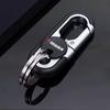 Omeida Men's Solid Metal Key Chain with Double Rings