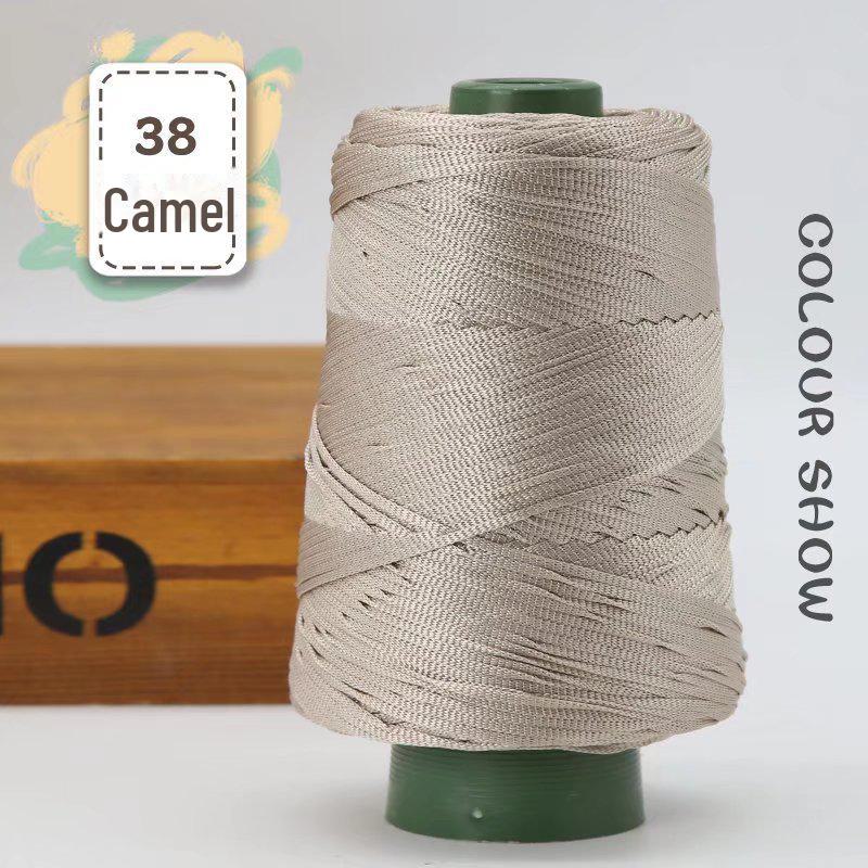 Легкая мерсеризованная хлопковая и льняная нить для шляп, обуви, сумок, подушек. Идеально подходит для изделий ручной работы с усовершенствованной шелковой нитью.