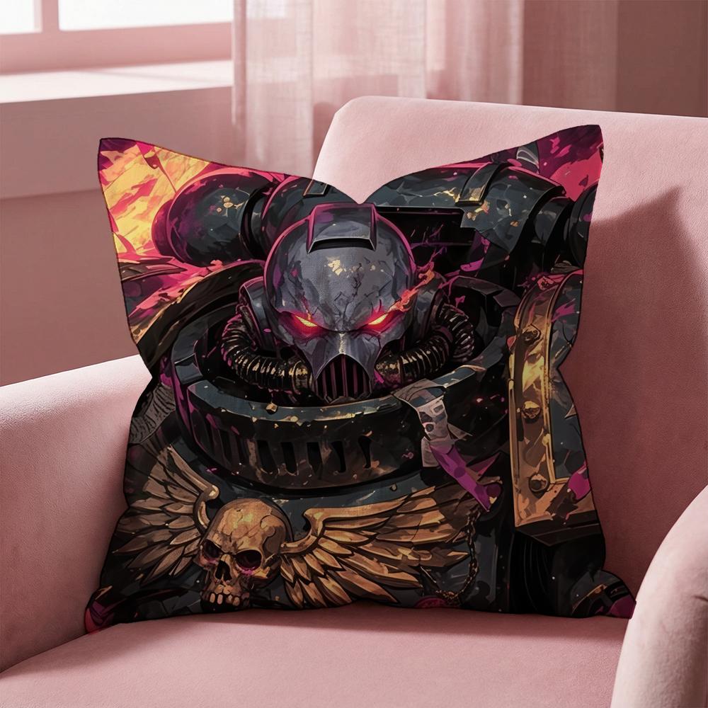 Игровой W-Warhammer-S 40k Наволочка Многоцелевая Наволочка для Подушки для Дома и Автомобиля - Двусторонняя, Мягкая и Прочная для Повседневного Использования