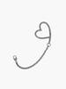 Брелок-клипса MARGESHERWOOD HEART CLIP_состаренное серебро