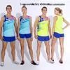 Индивидуальный комплект костюма для легкой атлетики Speedy: Мужской и женский жилет для спринта, марафона, бега и фитнеса