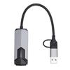 5G Ethernet-адаптер Поддержка системы Windows 10 11 Высокоскоростная передача USB и Type C на RJ45 Сетевой адаптер