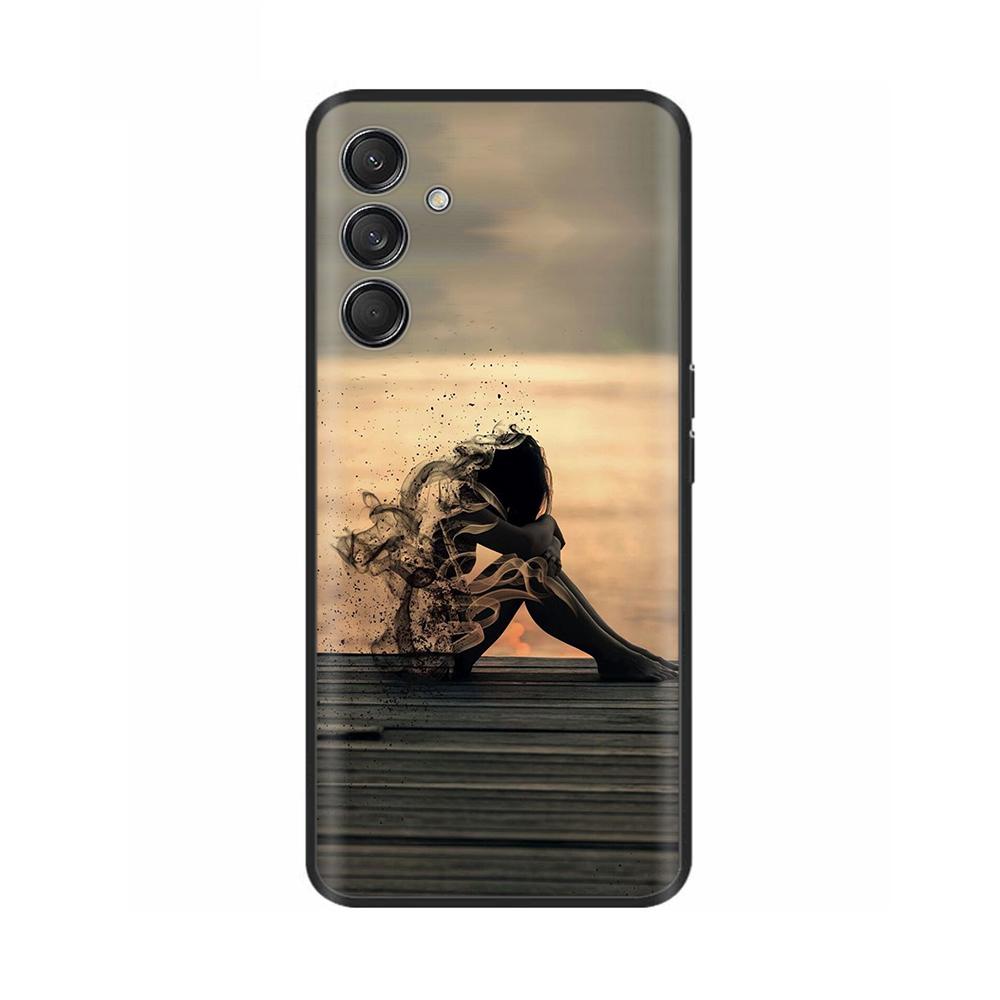 Чехол Для Samsung Galaxy M15 M55 F15 5G Мягкий Силиконовый Задний Чехол Для Samsung M15 SM-M156B M556B Телефон Защитный Чехол Чехлы Para