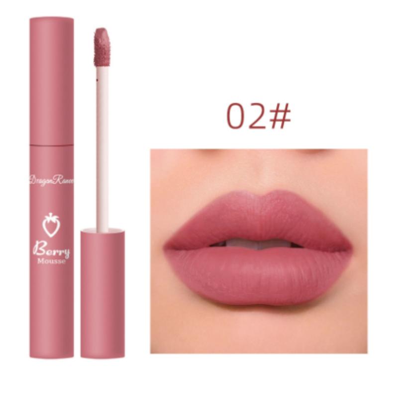 12 цветов пигмент для блеска для губ матовый бархатный макияж Waterpoof долговечная жидкая помада телесного цвета коричневый красный цвет для женщин