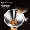 Jekero Thickened 316 Stainless Steel Funnel with Detachable Strainer, Food-Grade Large Size Kitchen Oil And Wine Funnel
