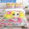 Panda And sweet Friendship 3pcs K-pop music group Bedding set,Ideal for Bedroom, Dormitory,Including Duvet Cover And 2pcs Pillowcases,Fan gifts