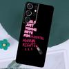 Феміністичний Фемінізм Чохол для Samsung Galaxy S24 S23 Ultra S22 Plus S20 S21 FE Note 20 10 S8 S9 S10 Plus